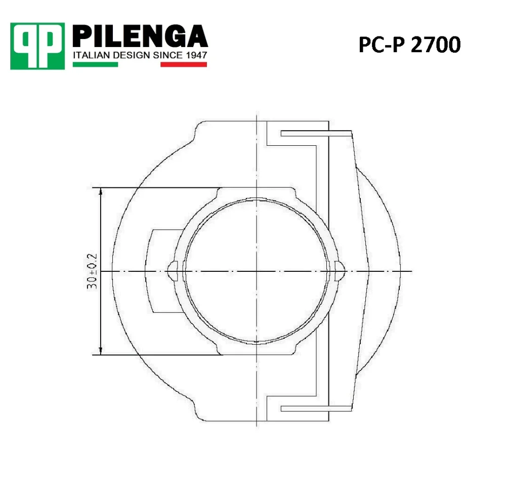 Pilenga PC-P 2700 Муфта выключения сцепления с подшипником в сборе, фото 1