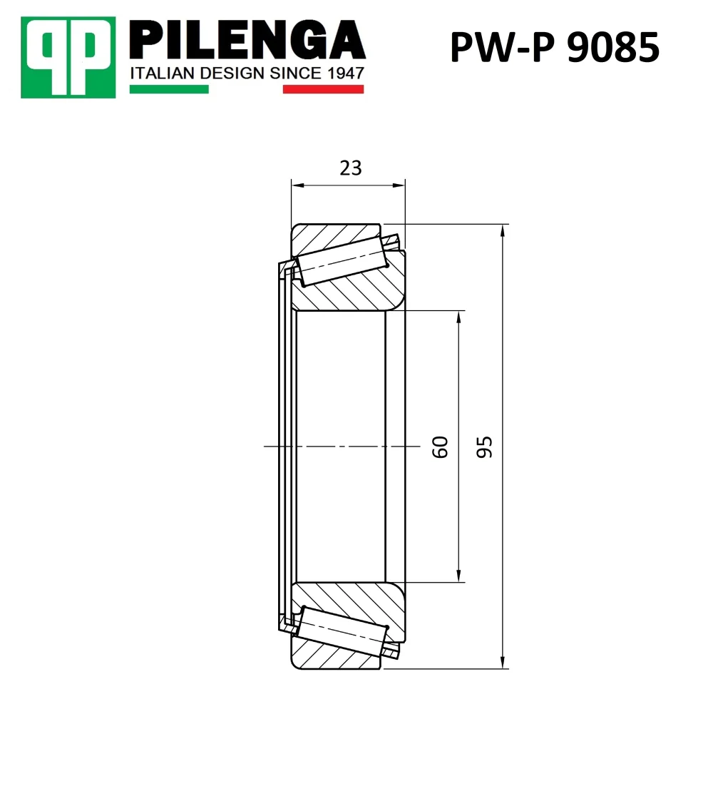 Pilenga PW-P 9085 Подшипник роликовый, фото 1